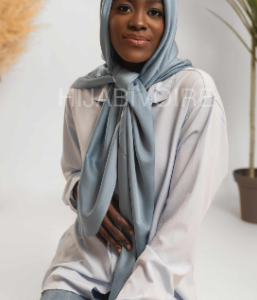 Hijab Mate satin bluet